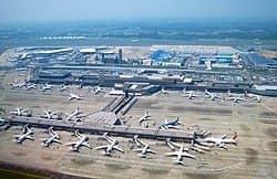 成田空港全景（航空写真）